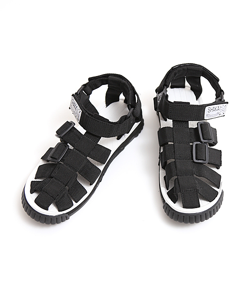 And A（アンドエー）の「Hiker スポーツサンダル (SHAKA)（サンダル・レディース・ホワイト/ブラック・6/5）」の4枚目の写真