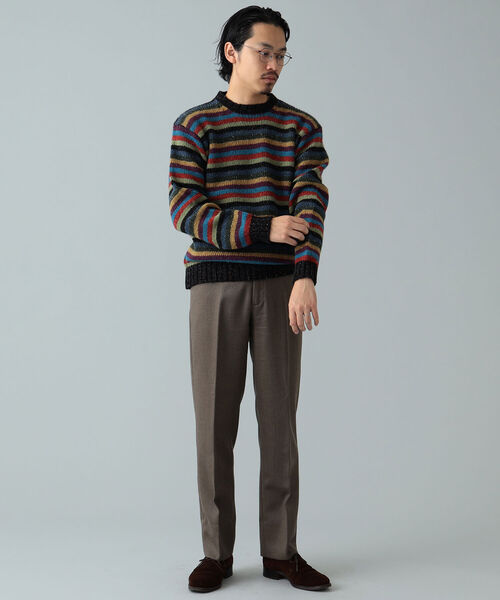 MACALASTAIR（マカラスター）の「Macalastair × BEAMS F / マルチボーダー クルーネックニット（ニット/セーター・メンズ・その他・36/38）」の3枚目の写真
