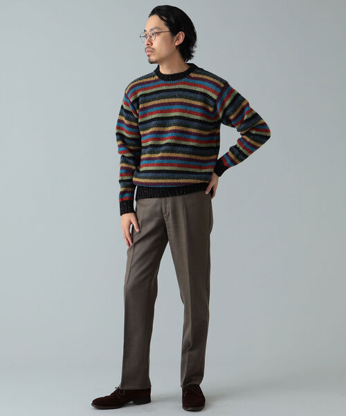 MACALASTAIR（マカラスター）の「Macalastair × BEAMS F / マルチボーダー クルーネックニット（ニット/セーター・メンズ・その他・36/38）」の4枚目の写真