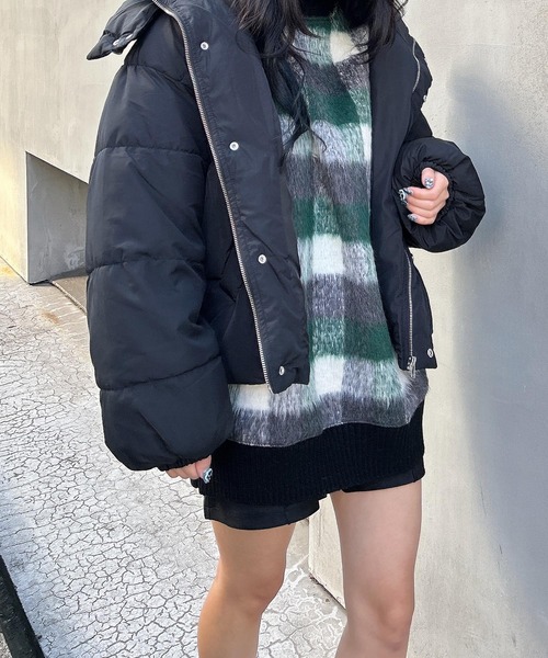 INGNI(イング)の「フェイクレザーショートパンツ/B(その他パンツ・レディース・ブラック/アイボリー/ブラック系その他・FREE)」の16枚目の写真