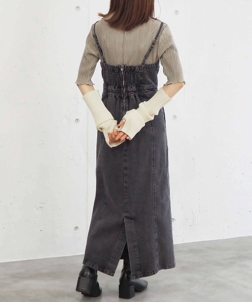 tiptop（ティップトップ）の「ナロージャンパースカート（ジャンパースカート・レディース・ブラック/ブラック系その他3/ブラック系その他2/ブラック系その他・FREE）」の11枚目の写真