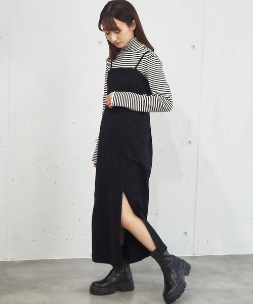 tiptop（ティップトップ）の「ナロージャンパースカート（ジャンパースカート・レディース・ブラック/ブラック系その他3/ブラック系その他2/ブラック系その他・FREE）」の15枚目の写真