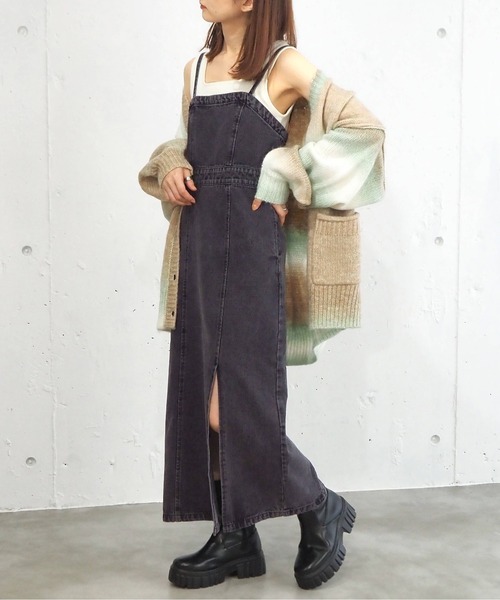 tiptop（ティップトップ）の「ナロージャンパースカート（ジャンパースカート・レディース・ブラック/ブラック系その他3/ブラック系その他2/ブラック系その他・FREE）」の19枚目の写真