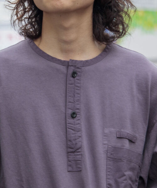 ARMY TWILL（アーミーツイル）の「【ARMY TWILL/アーミーツイル】スリーピングシャツ（Tシャツ/カットソー・メンズ・ホワイト/チャコールグレー・M/L）」の15枚目の写真