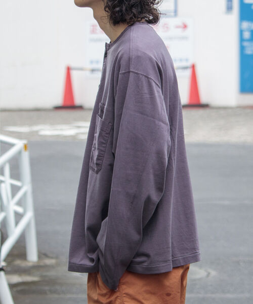 ARMY TWILL（アーミーツイル）の「【ARMY TWILL/アーミーツイル】スリーピングシャツ（Tシャツ/カットソー・メンズ・ホワイト/チャコールグレー・M/L）」の18枚目の写真