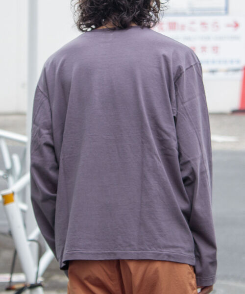 ARMY TWILL（アーミーツイル）の「【ARMY TWILL/アーミーツイル】スリーピングシャツ（Tシャツ/カットソー・メンズ・ホワイト/チャコールグレー・M/L）」の20枚目の写真