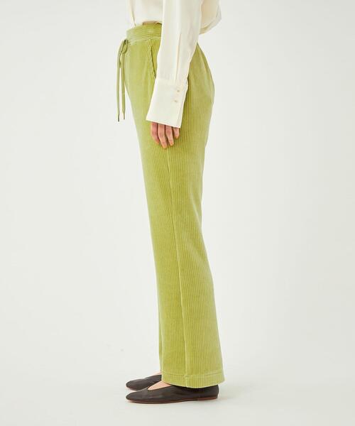 green label relaxing（グリーンレーベルリラクシング）の「［ size SHORT あり ］コーデュロイ ジャージー パンツ（その他パンツ・レディース・オフホワイト/ライム/ダークグレー/その他1・SHORT/36/38）」の14枚目の写真