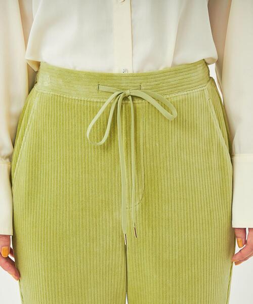 green label relaxing（グリーンレーベルリラクシング）の「［ size SHORT あり ］コーデュロイ ジャージー パンツ（その他パンツ・レディース・オフホワイト/ライム/ダークグレー/その他1・SHORT/36/38）」の16枚目の写真