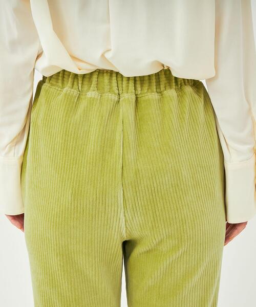 green label relaxing（グリーンレーベルリラクシング）の「［ size SHORT あり ］コーデュロイ ジャージー パンツ（その他パンツ・レディース・オフホワイト/ライム/ダークグレー/その他1・SHORT/36/38）」の18枚目の写真