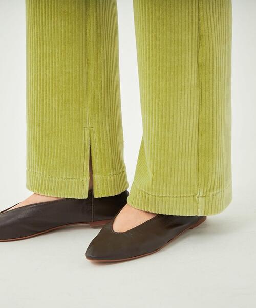 green label relaxing（グリーンレーベルリラクシング）の「［ size SHORT あり ］コーデュロイ ジャージー パンツ（その他パンツ・レディース・オフホワイト/ライム/ダークグレー/その他1・SHORT/36/38）」の19枚目の写真