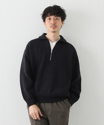 EDIFICE | 【MEIAS / メイアス】 WOOLON HALF ZIP P/O(ニット/セーター)