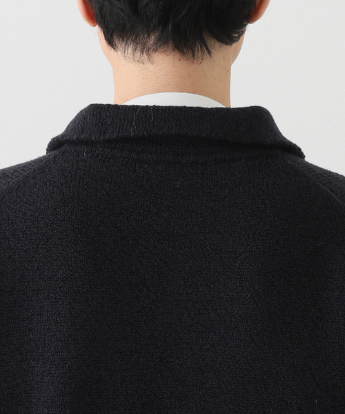 EDIFICE(エディフィス)の「【MEIAS / メイアス】 WOOLON HALF ZIP P/O(ニット/セーター・メンズ・ブラック/アイボリー・MEDIUM/LARGE)」の11枚目の写真