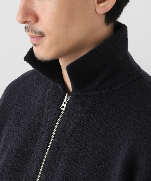 EDIFICE(エディフィス)の「【MEIAS / メイアス】 WOOLON HALF ZIP P/O(ニット/セーター・メンズ・ブラック/アイボリー・MEDIUM/LARGE)」の6枚目の写真