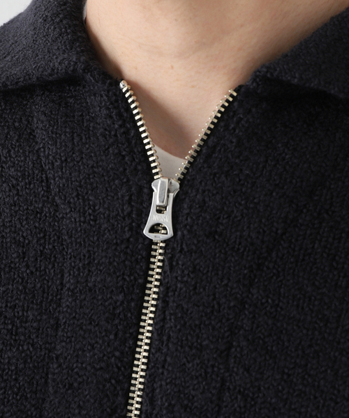 EDIFICE(エディフィス)の「【MEIAS / メイアス】 WOOLON HALF ZIP P/O(ニット/セーター・メンズ・ブラック/アイボリー・MEDIUM/LARGE)」の15枚目の写真