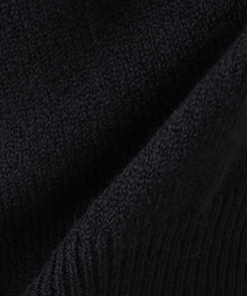 EDIFICE(エディフィス)の「【MEIAS / メイアス】 WOOLON HALF ZIP P/O(ニット/セーター・メンズ・ブラック/アイボリー・MEDIUM/LARGE)」の12枚目の写真