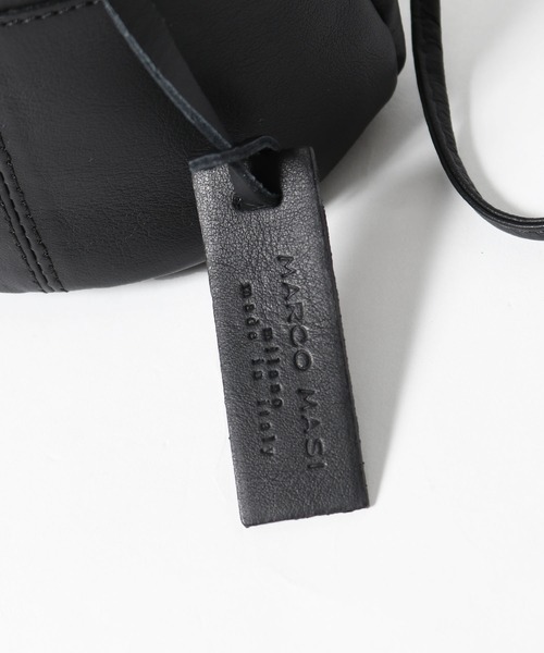 marco masi（マルコマージ）の「MARCO MASI/マルコマージ 巾着バッグ（ショルダーバッグ・レディース・ブラック/キャメル/ホワイト・FREE）」の10枚目の写真