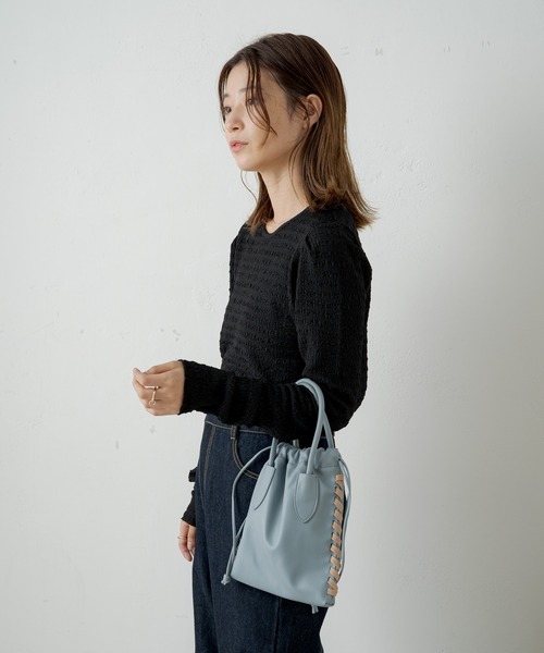 Kastane（カスタネ）の「カットジャガードプルオーバー（Tシャツ/カットソー・レディース・アイボリー/ブラック/グリーン・FREE）」の18枚目の写真