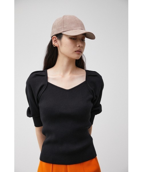 AZUL by moussy(アズールバイマウジー)の「BASIC SUEDE CAP/ベーシックスエードキャップ(キャップ・レディース・ブラック/ブルー/ダークベージュ・FREE)」の12枚目の写真