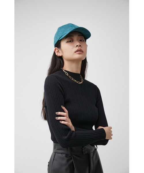 AZUL by moussy(アズールバイマウジー)の「BASIC SUEDE CAP/ベーシックスエードキャップ(キャップ・レディース・ブラック/ブルー/ダークベージュ・FREE)」の21枚目の写真
