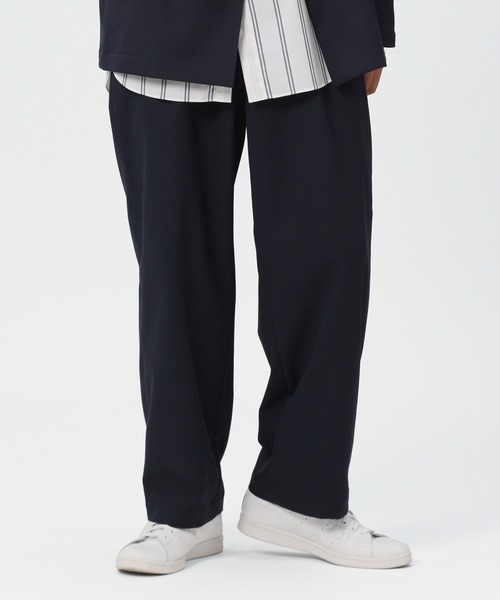 【セール】SOLOTEX HEAT ENERGY/BLACK1タックワイドパンツ（その他パンツ）｜KASHIYAMA（カシヤマ）