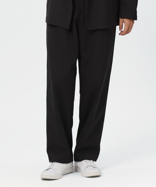 【セール】SOLOTEX HEAT ENERGY/BLACK1タックワイドパンツ（その他パンツ）｜KASHIYAMA（カシヤマ）