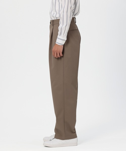 【セール】SOLOTEX HEAT ENERGY/BLACK1タックワイドパンツ（その他パンツ）｜KASHIYAMA（カシヤマ）