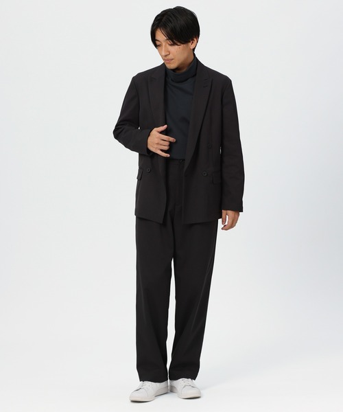 【セール】SOLOTEX HEAT ENERGY/BLACK1タックワイドパンツ（その他パンツ）｜KASHIYAMA（カシヤマ）