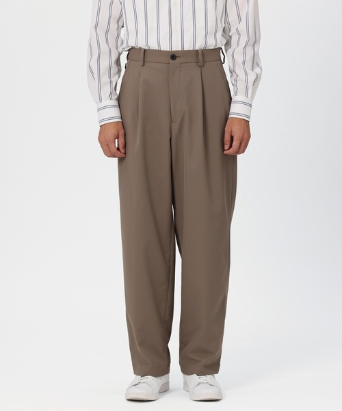 【セール】SOLOTEX HEAT ENERGY/BLACK1タックワイドパンツ（その他パンツ）｜KASHIYAMA（カシヤマ）