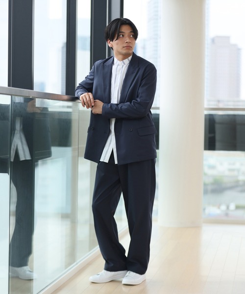 【セール】SOLOTEX HEAT ENERGY/BLACK1タックワイドパンツ（その他パンツ）｜KASHIYAMA（カシヤマ）