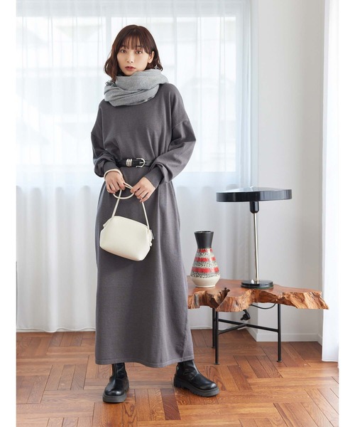 Edit Sheen(エディットシーン)の「カシミアタッチ大判ストール(ストール/ショール・レディース・ブラック/グレー/アイボリー・FREE)」の9枚目の写真