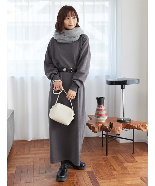 Edit Sheen(エディットシーン)の「カシミアタッチ大判ストール(ストール/ショール・レディース・ブラック/グレー/アイボリー・FREE)」の11枚目の写真