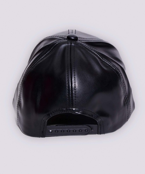 babyShoop(ベイビーシュープ)の「フェイクレザーCAP(キャップ・レディース・ブラック・FREE)」の5枚目の写真