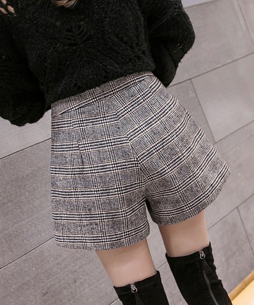 【新品未使用】MARK & LONA ショートパンツ グレンチェック 36 新品未使用】MARK & LONA ショートパンツ グレンチェック 36