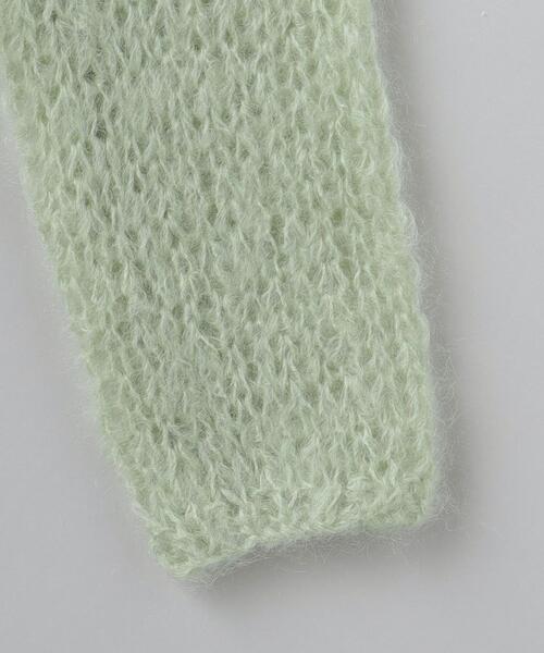 6(ロク)の「<6(ROKU)>MOHAIR WOOL KNIT/ニット(ニット/セーター・レディース・ブラック/ライム・FREE)」の9枚目の写真