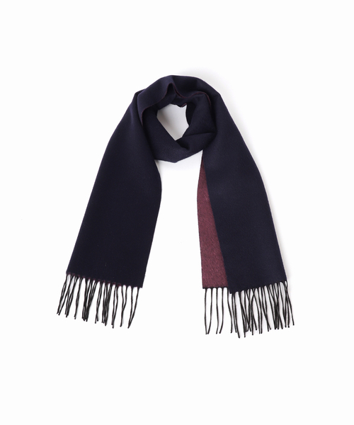 PIACENZA（ピアチェンツァ）の「【PIACENZA】MIRROR シルクカシミヤ Wフェイスマフラー（マフラー・メンズ・ライトグレー/ブラック/ネイビー/ブラウン・FREE）」の5枚目の写真