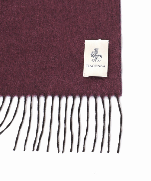 PIACENZA（ピアチェンツァ）の「【PIACENZA】MIRROR シルクカシミヤ Wフェイスマフラー（マフラー・メンズ・ライトグレー/ブラック/ネイビー/ブラウン・FREE）」の17枚目の写真