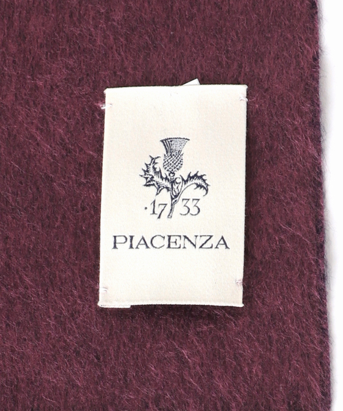 PIACENZA（ピアチェンツァ）の「【PIACENZA】MIRROR シルクカシミヤ Wフェイスマフラー（マフラー・メンズ・ライトグレー/ブラック/ネイビー/ブラウン・FREE）」の12枚目の写真
