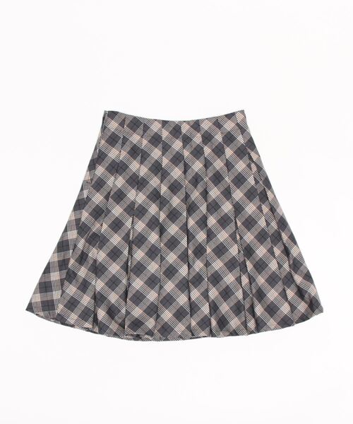 pom ponette junior（ポンポネットジュニア）の「タックスカート（スカート・キッズ・グレー/ブルー/グリーン・S/M/L/LL）」の4枚目の写真