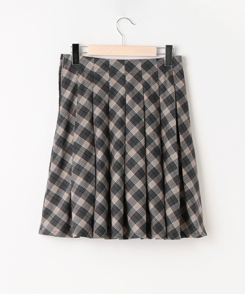 pom ponette junior（ポンポネットジュニア）の「タックスカート（スカート・キッズ・グレー/ブルー/グリーン・S/M/L/LL）」の5枚目の写真