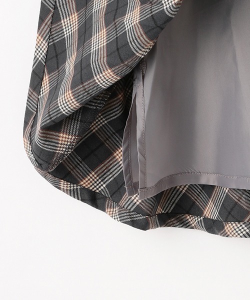 pom ponette junior（ポンポネットジュニア）の「タックスカート（スカート・キッズ・グレー/ブルー/グリーン・S/M/L/LL）」の11枚目の写真