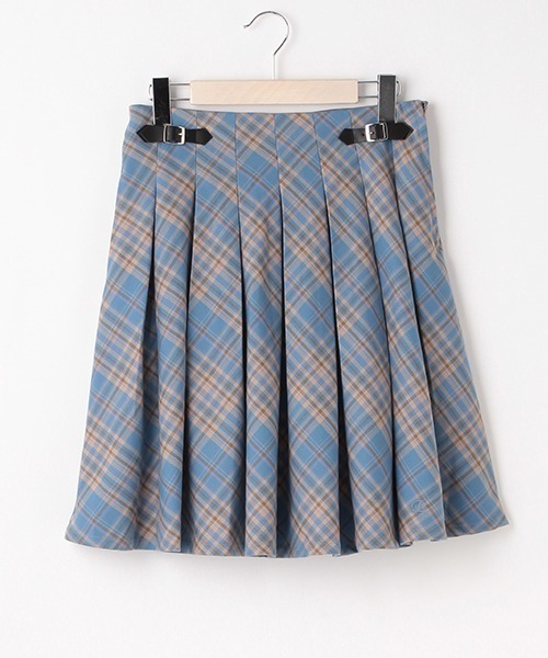 pom ponette junior（ポンポネットジュニア）の「タックスカート（スカート・キッズ・グレー/ブルー/グリーン・S/M/L/LL）」の14枚目の写真