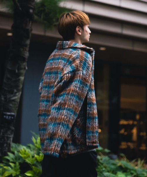 FR(13)NDS(フレンズ)の「FR(13)NDS /フレンズ / IOLANDA SHAGGY SHIRTS(シャツ/ブラウス・メンズ・オレンジ/パープル・F)」の6枚目の写真