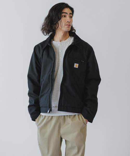 新品 Carharttデトロイトジャケット Sサイズ　ブラック ダックジャケット 90s USA製 carhartt デトロイト ジャケット JB105 黒 フェード