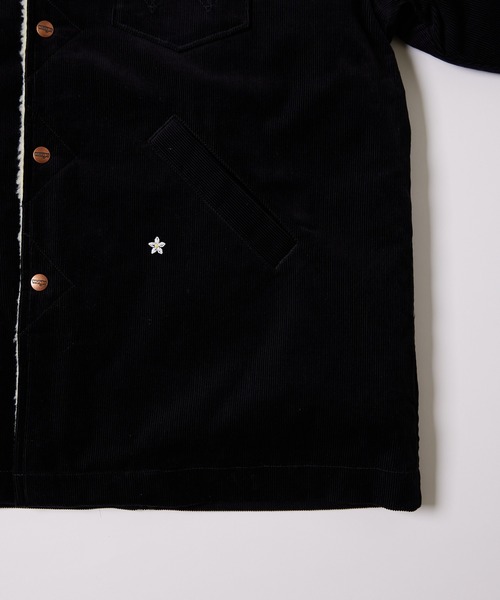 Wrangler（ラングラー）の「Wrangler×AIVER　コーデュロイボア刺繍ランチコート（その他アウター・メンズ・ダークグリーン/ブラック・X-LARGE/MEDIUM/SMALL/LARGE）」の13枚目の写真