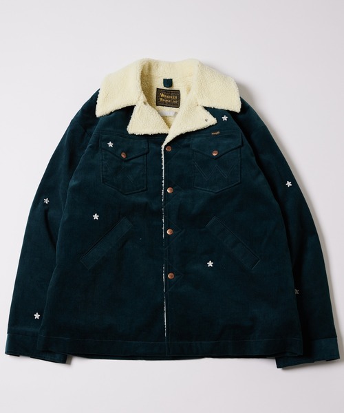 Wrangler（ラングラー）の「Wrangler×AIVER　コーデュロイボア刺繍ランチコート（その他アウター・メンズ・ダークグリーン/ブラック・X-LARGE/MEDIUM/SMALL/LARGE）」の12枚目の写真