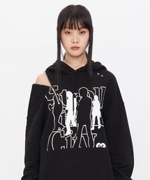 【TARGETTO 】スリットジッパーフーディ / SLIT ZIPPER HOODIE