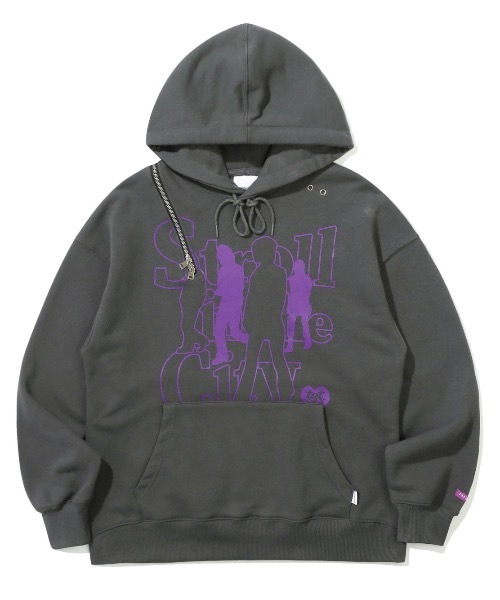 TARGETTO(ターゲット)の「【TARGETTO 】スリットジッパーフーディ / SLIT ZIPPER HOODIE(パーカー・レディース・チャコール/ブラック・FREE)」の21枚目の写真