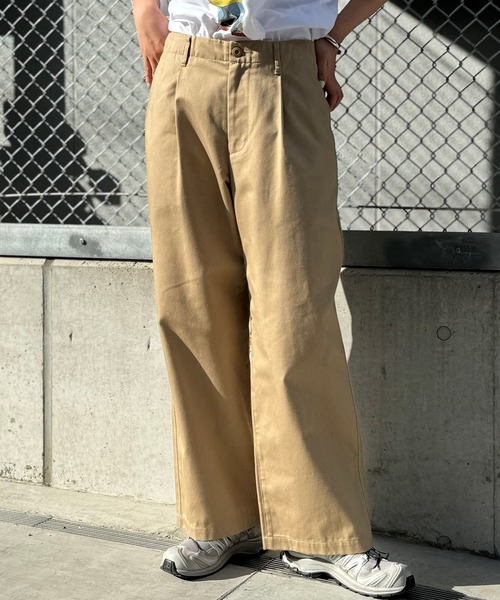 CIAOPANIC(チャオパニック)の「【ZOZO限定】ワイドチノパンツ(チノパンツ・メンズ・キャメル/ベージュ/ブラウン/ライトベージュ/ブラック・L/XS/M/S/XL)」の4枚目の写真