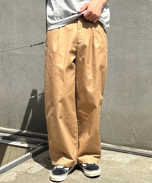 CIAOPANIC(チャオパニック)の「【ZOZO限定】ワイドチノパンツ(チノパンツ・メンズ・キャメル/ベージュ/ブラウン/ライトベージュ/ブラック・L/XS/M/S/XL)」の19枚目の写真