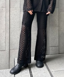 メッシュニットパンツ